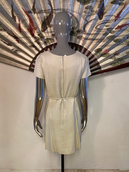 1960s Linen-like Dress, S