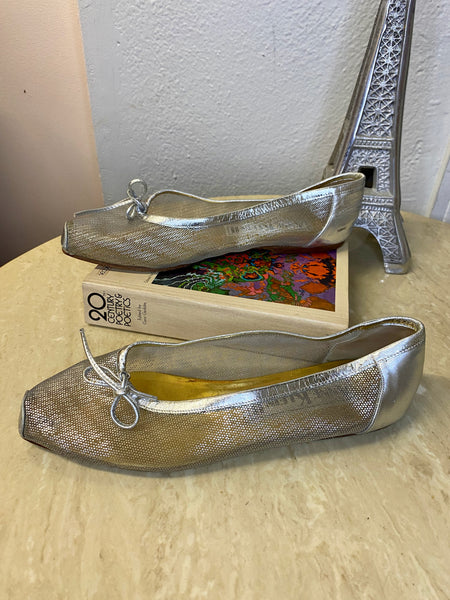 Mesh Ballet Flats, 37.5