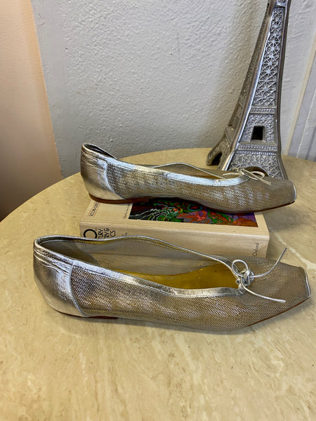 Mesh Ballet Flats, 37.5