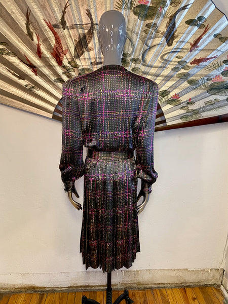 Adele Simpson Silk Dress, S