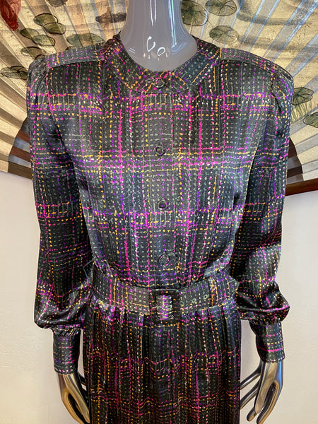 Adele Simpson Silk Dress, S