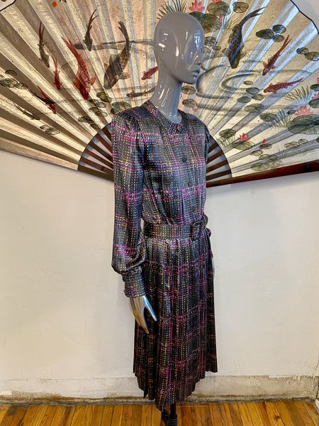 Adele Simpson Silk Dress, S