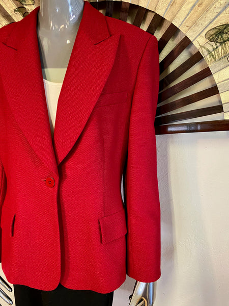 Alfred Sung Single Breasted Blazer, M / L