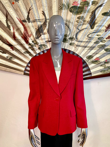 Alfred Sung Single Breasted Blazer, M / L