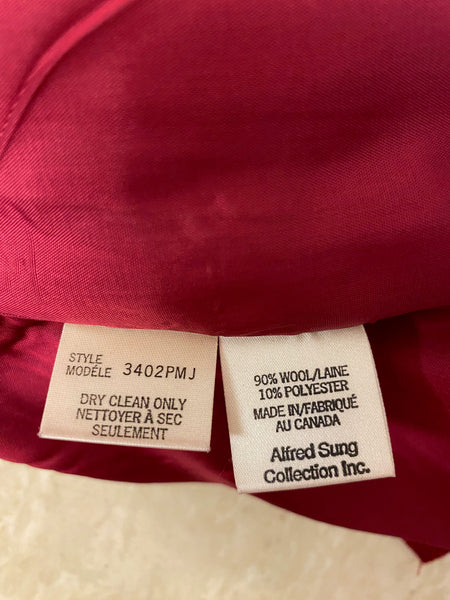 Alfred Sung Single Breasted Blazer, M / L