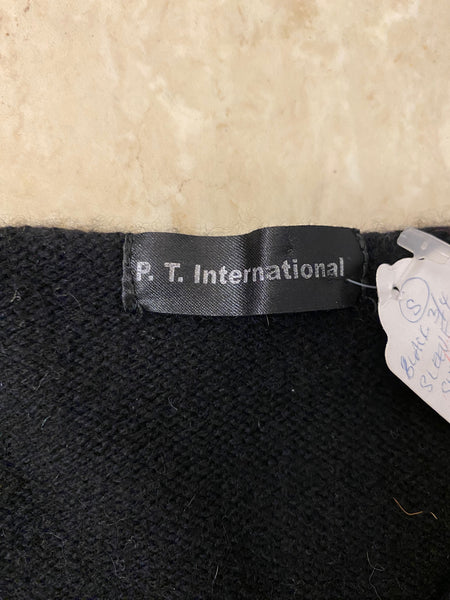Vintage Black Cashmere Sweater, S
