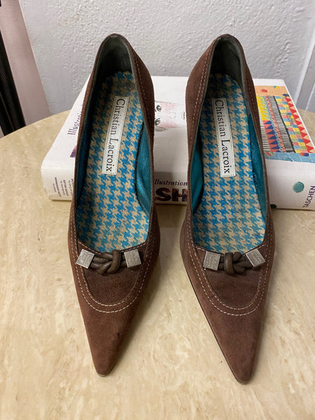 Christian Lacroix Kitten Heel, 36