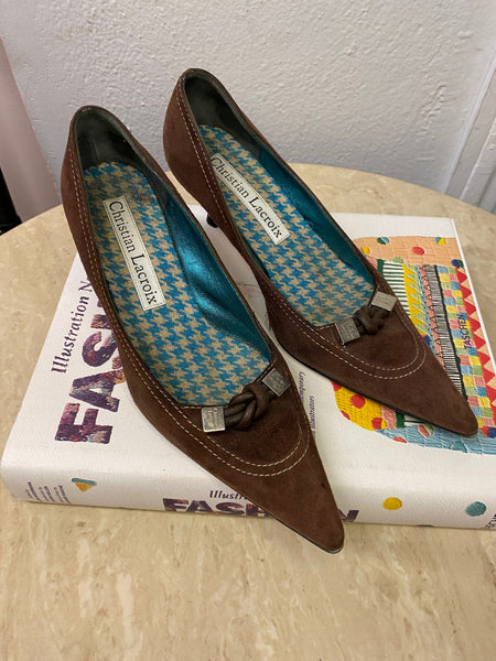 Christian Lacroix Kitten Heel, 36