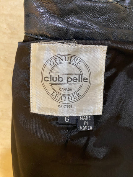 Leather Midi Skirt, W:  25"