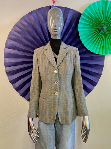 Donna Karan Fitted Blazer, S