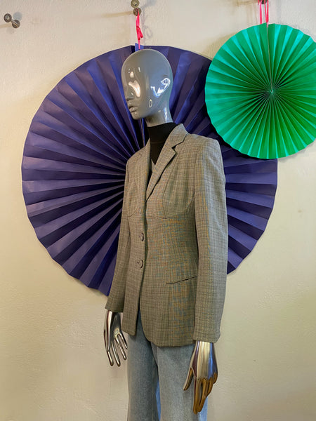 Donna Karan Fitted Blazer, S