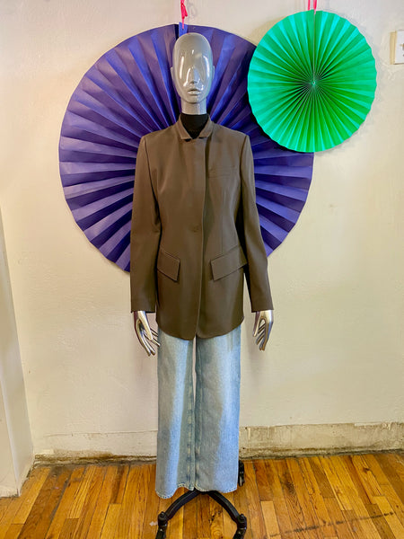 Donna Karan Khaki Blazer, M