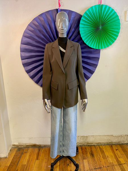 Donna Karan Khaki Blazer, M