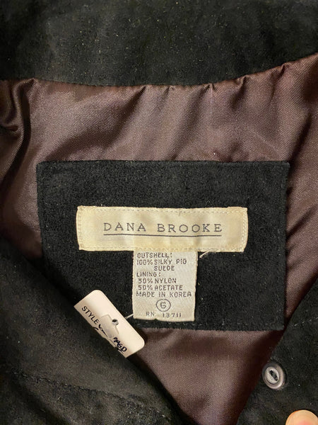 Cropped Suede Jacket, S