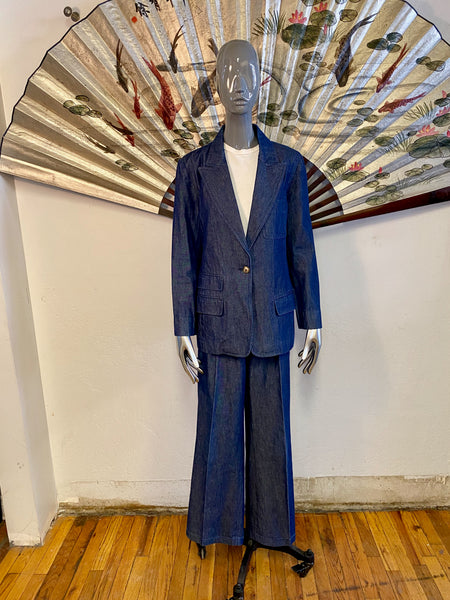 Denim Pantsuit, M / L