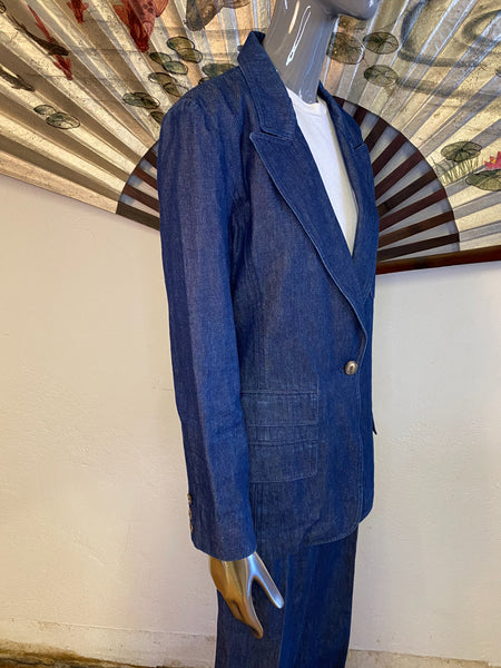 Denim Pantsuit, M / L