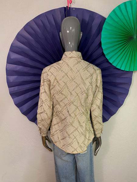 1970s Dagger Collar Shirt, XS