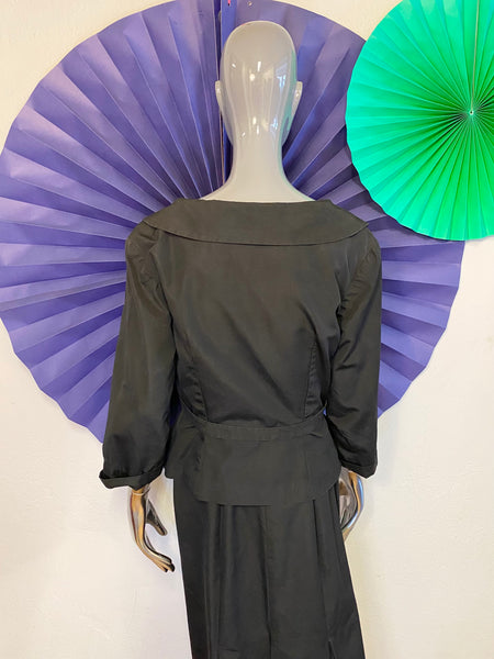 1950s Dress & Jacket Set, L / XL
