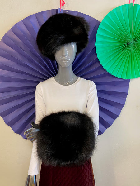 Mink Hat & Muff Set