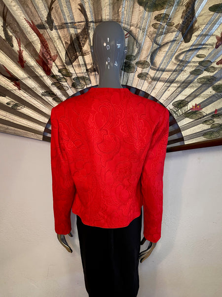 Jackie K Scallop Edge Blazer, L