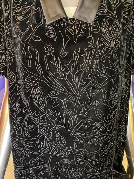 Karl Lagerfeld Paris Velvet Dress, L