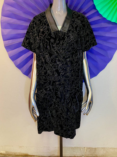 Karl Lagerfeld Paris Velvet Dress, L