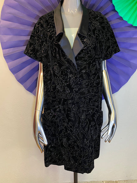 Karl Lagerfeld Paris Velvet Dress, L