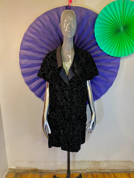 Karl Lagerfeld Paris Velvet Dress, L