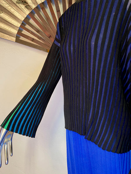 Kenzo Runway Vertical Stripe Sweater, S