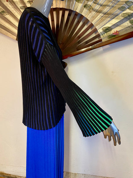 Kenzo Runway Vertical Stripe Sweater, S