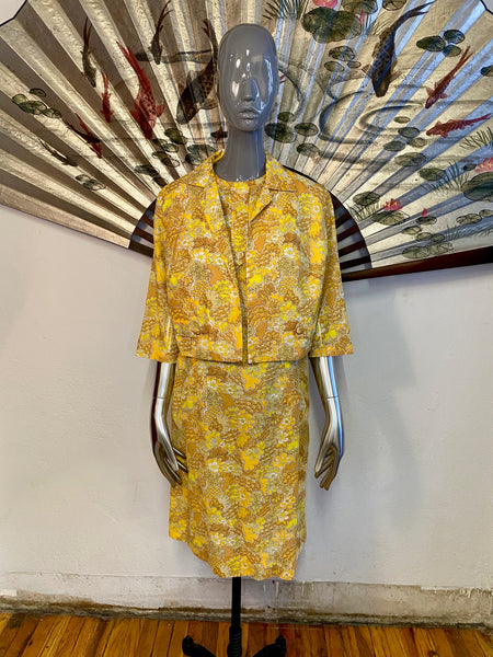1960s Dress & Jacket Set, XL