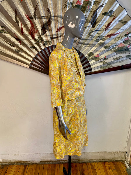 1960s Dress & Jacket Set, XL