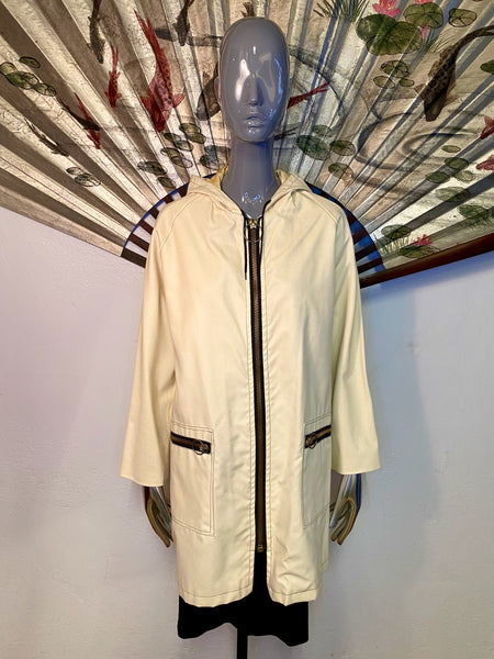Rain Coat with Exposed Zippers, XS / S