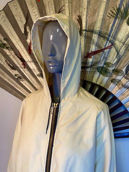 Rain Coat with Exposed Zippers, XS / S