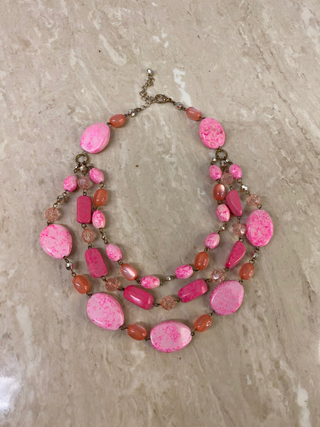 Pink Stone Necklace