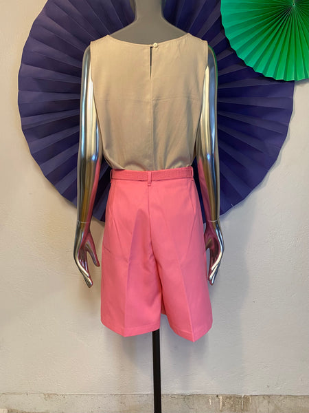 Pleat Front Shorts, L