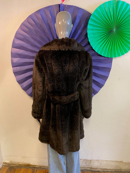 Faux Fur Coat, XS / S