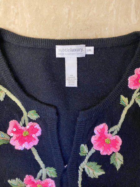 Subtle Luxury Cashmere Tunic, L / XL