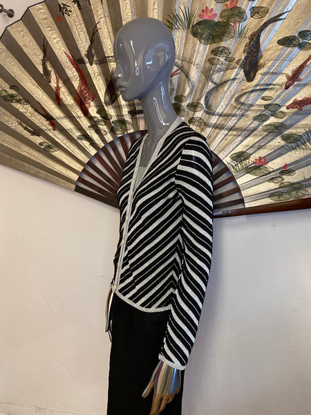 Black & Silver Cardigan, XS / S