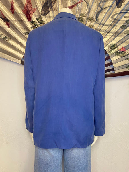 Silk Blazer, L