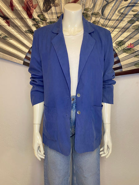 Silk Blazer, L
