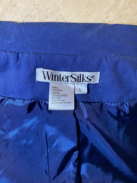Silk Blazer, L