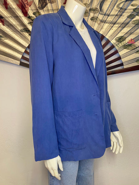 Silk Blazer, L