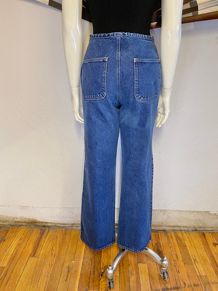 Patch Pocket Jeans, L