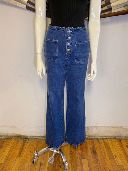 Patch Pocket Jeans, L