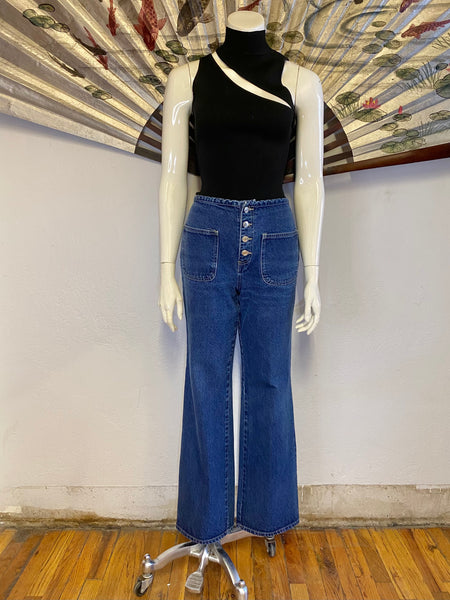 Patch Pocket Jeans, L