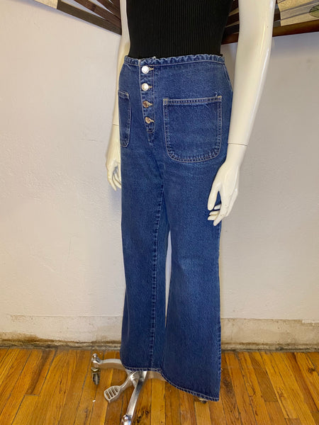 Patch Pocket Jeans, L