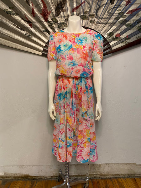 Floral Dress,S / M