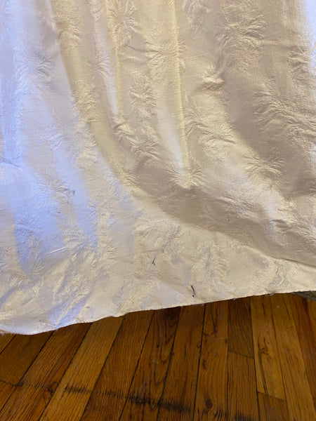 Silk Jacquard Wedding Dress, M