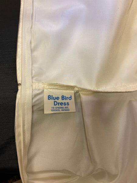 Spaghetti Strap Fitted Wedding Dress, L